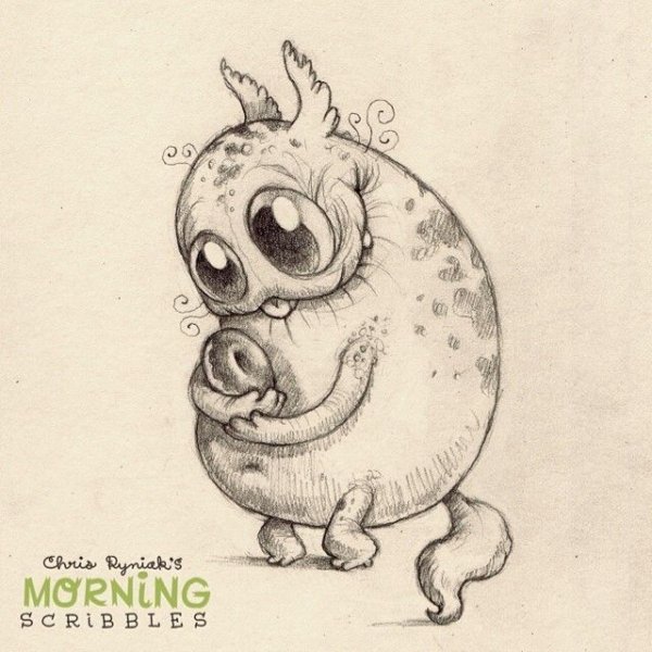 Милые монстрики для срисовки легкие