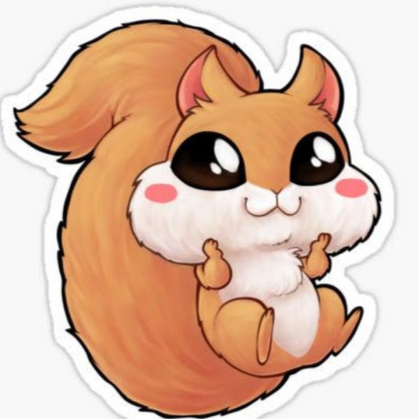 Белочки мультяшные милые