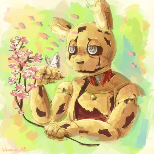 ФНАФ спринг трап милый