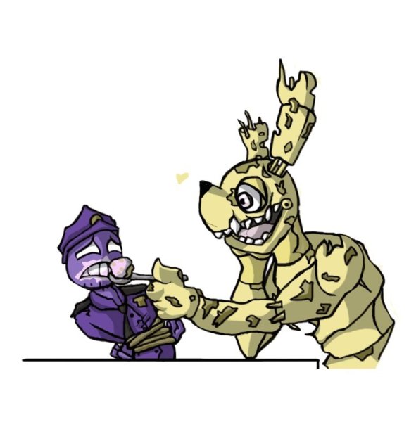 ФНАФ СПРИНГТРАП И охранник