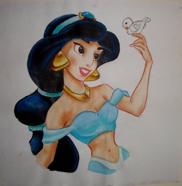 Жасмин принцесса Дисней портрет