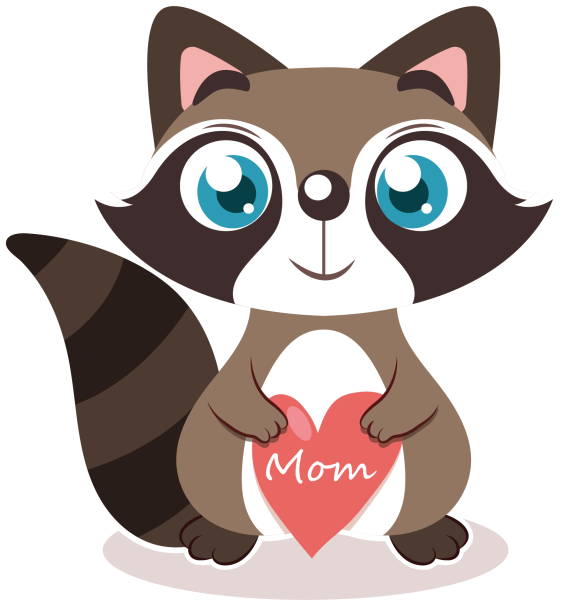 Енотик мультяшный