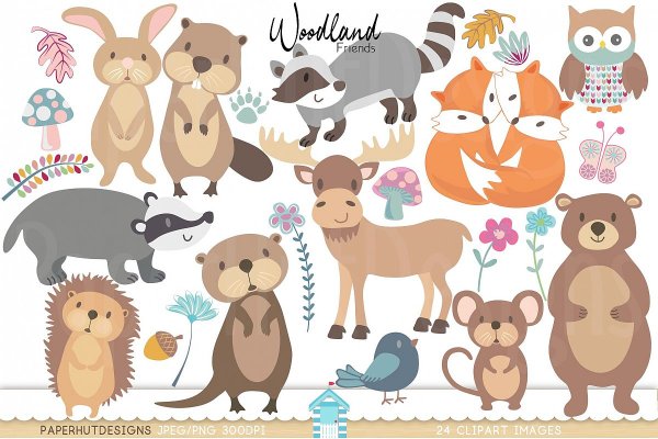 Зверюшки для скрапбукинга