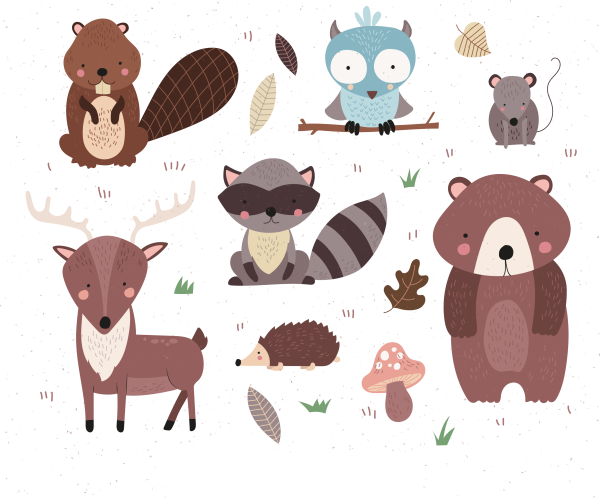 Векторные иллюстрации животных