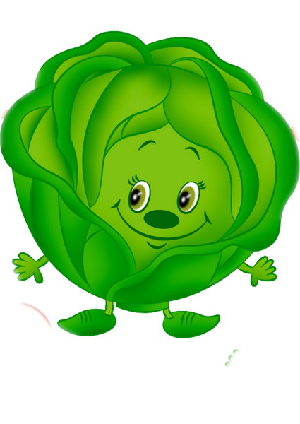 Капуста акварелью