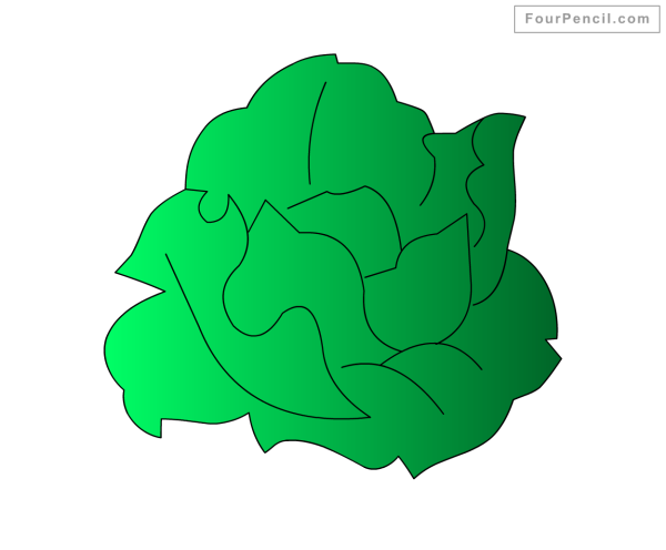 Капустный лист Графика