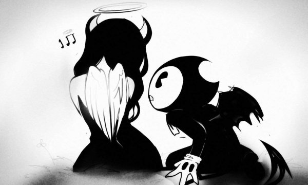 Алиса ангел и БЕНДИ демон