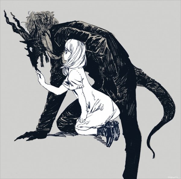 Девушка и монстр любовь