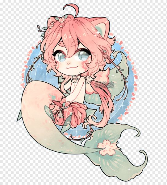 Милые иллюстрации Русалка