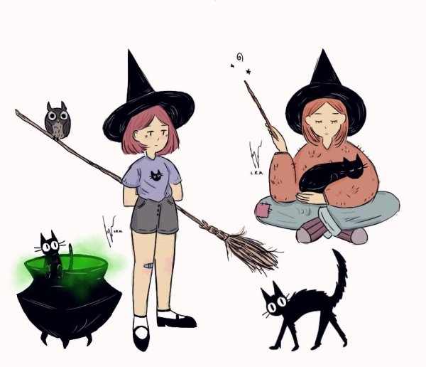 Три милые ведьмочки