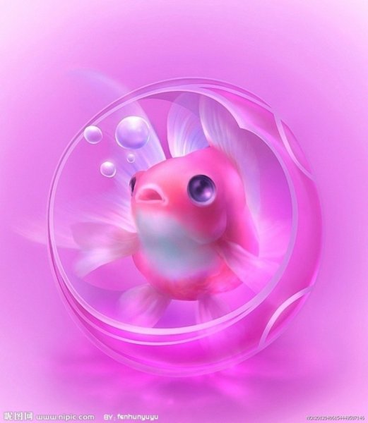 Розовая рыба