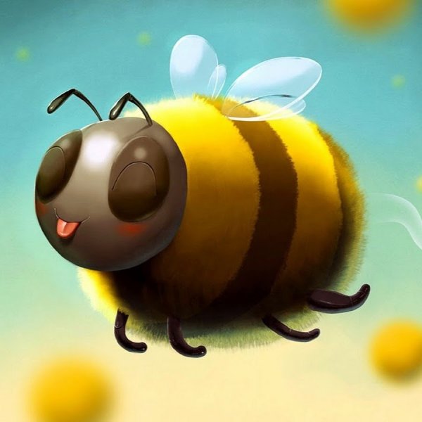Смешная пчела