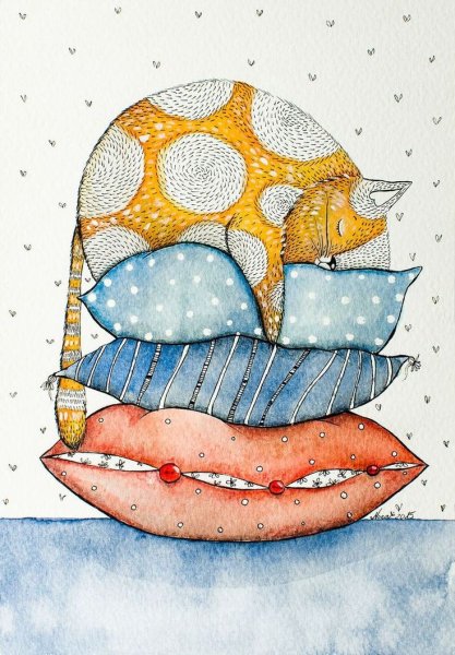 Норвиль художник котов