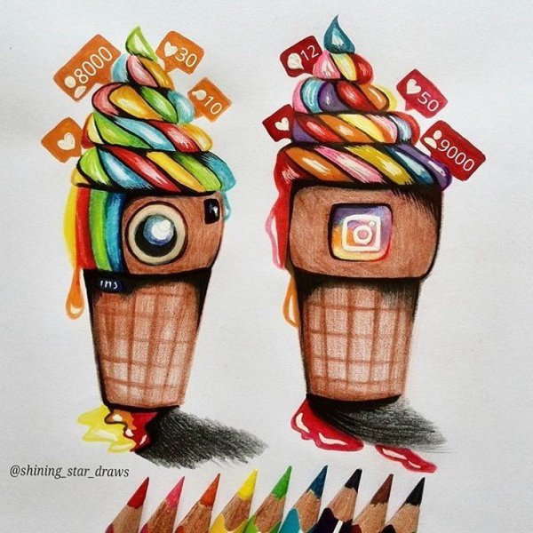 Милые рисунки для срисовки приложение