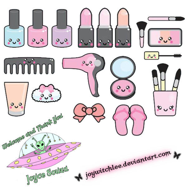 Наклейки косметика