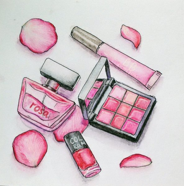 Косметика иллюстрация