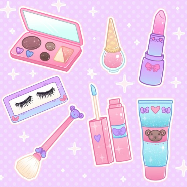 Стикер "косметика"