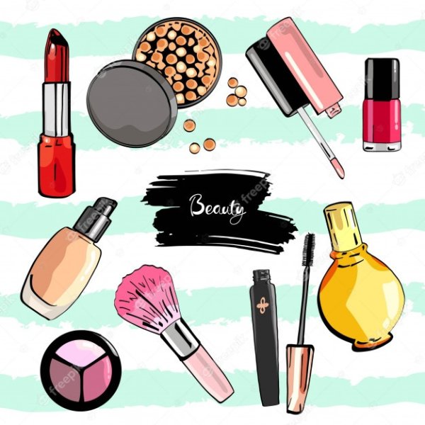 Косметика срисовать