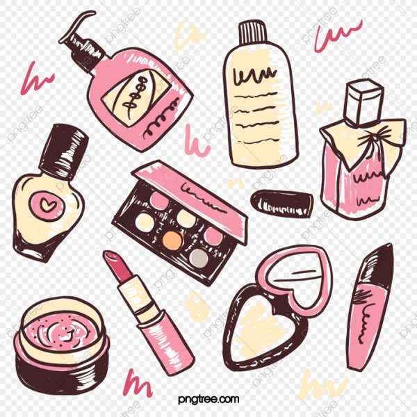 Вектор make up Clipart иллюстрация