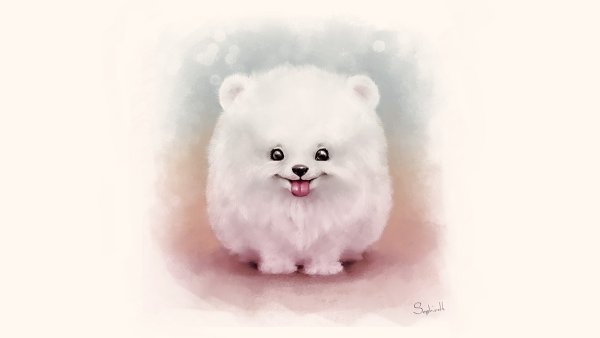 Шпиц мультяшный