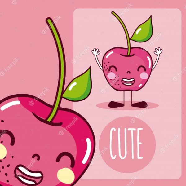 Милые рисунки яблочко