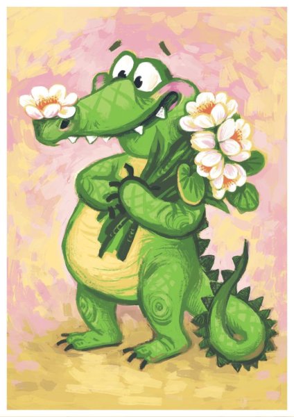 Влюбленный крокодил