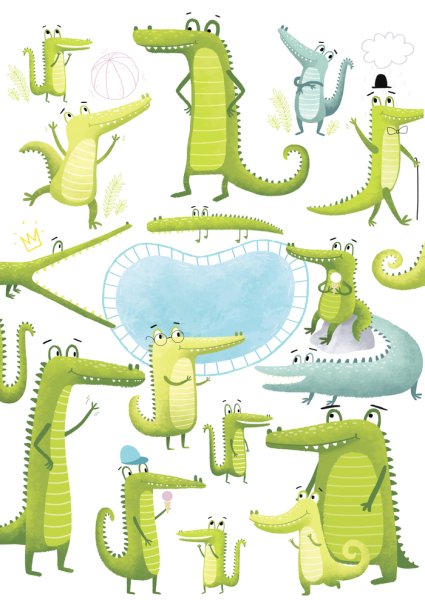 Смешной Крокодильчик