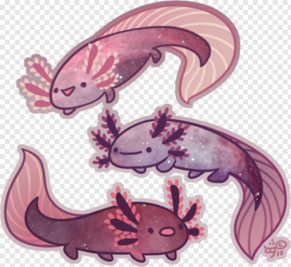 Аксолотль арт