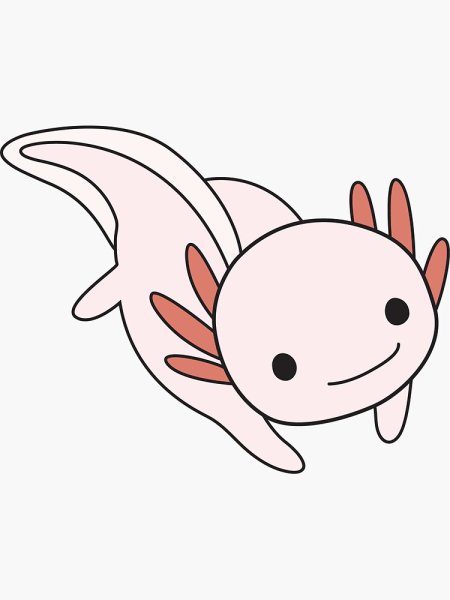 Аксолотль Стикеры