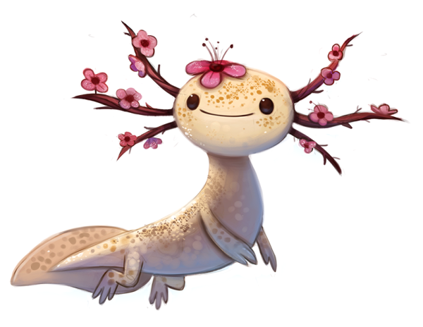 Аксолотль агатовый дракон