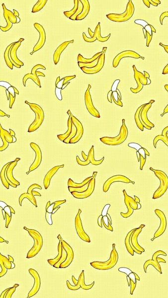Бумага с бананами