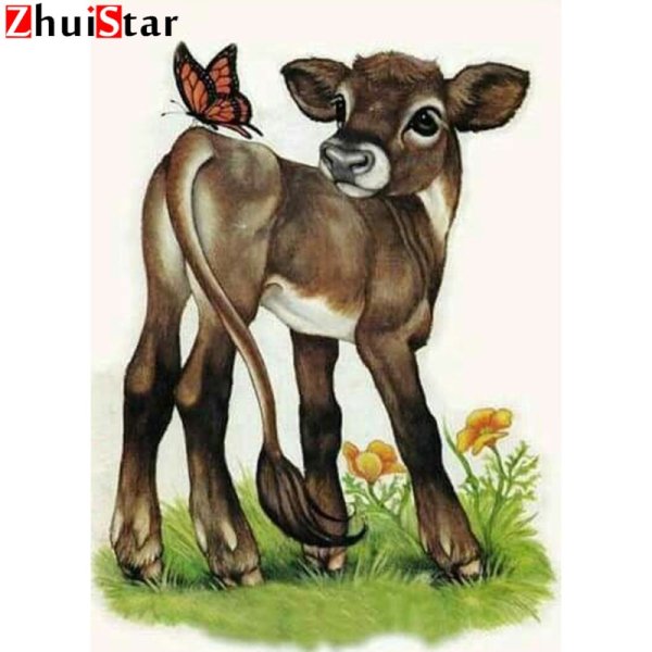 Теленок иллюстрация