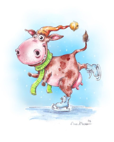 Прикольный бычок