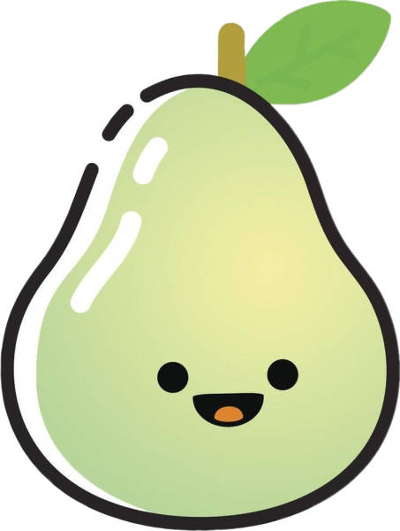 Милые кавайные фрукты