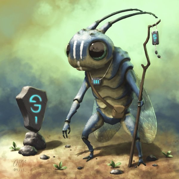 Муравей арт