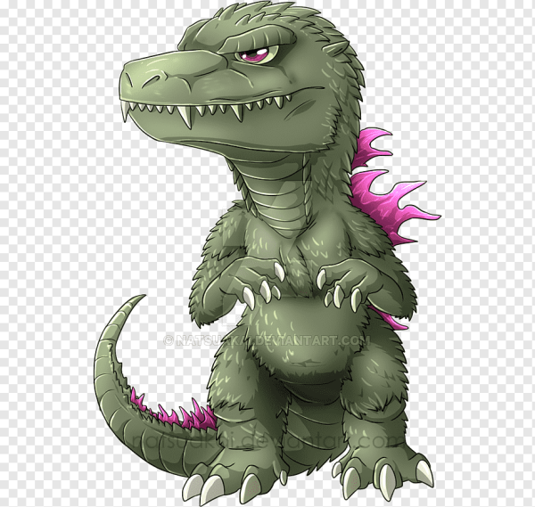 Годзилла арт Чиби