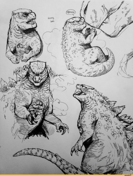 Сын Годзиллы арт