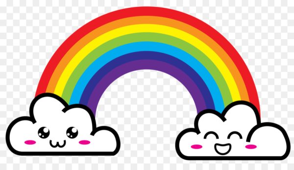 Радуга мультяшная