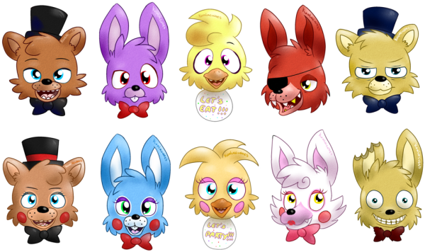 Стикеры АНИМАТРОНИКОВ