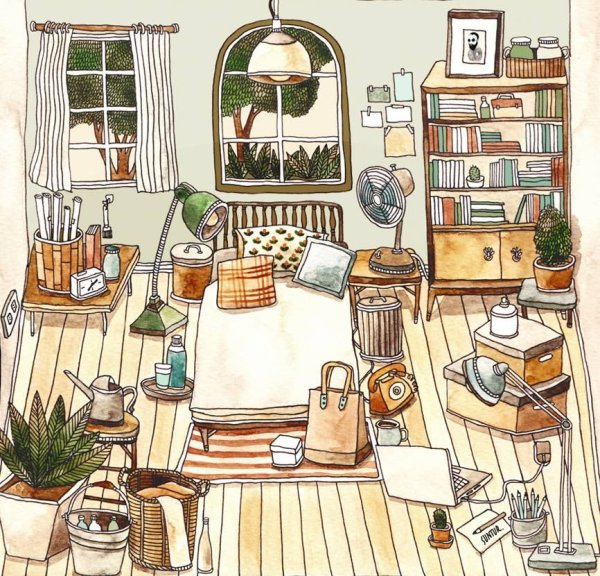 Иллюстрации дом милый дом