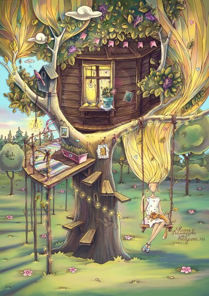 Сказочный домик на дереве