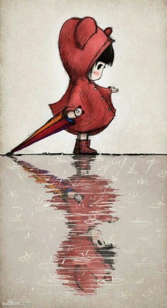 Вышивка бисером прогулка под дождем