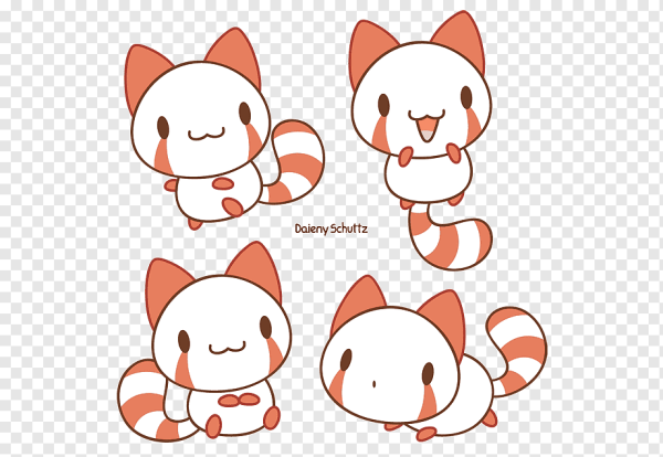 Кавайная красная Панда