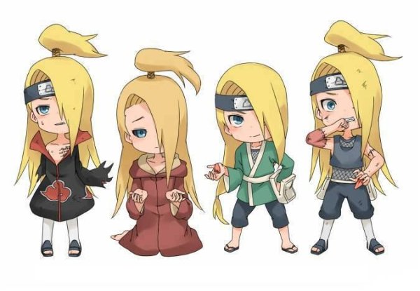 Дейдара из Наруто Чиби