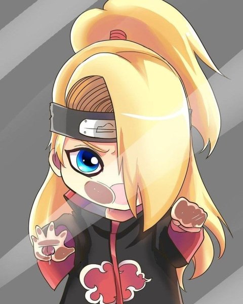 Чиби Наруто Акацуки Дейдара