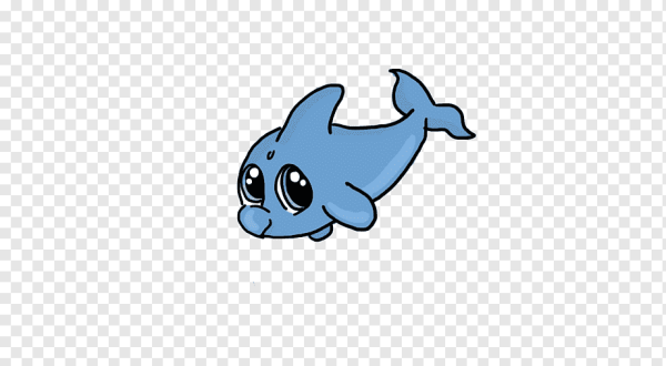 Дельфинчики мультяшные милые