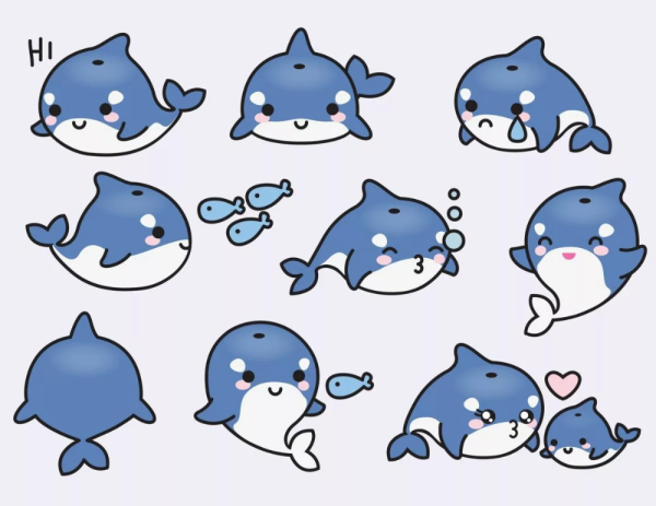 Кавайные морские животные