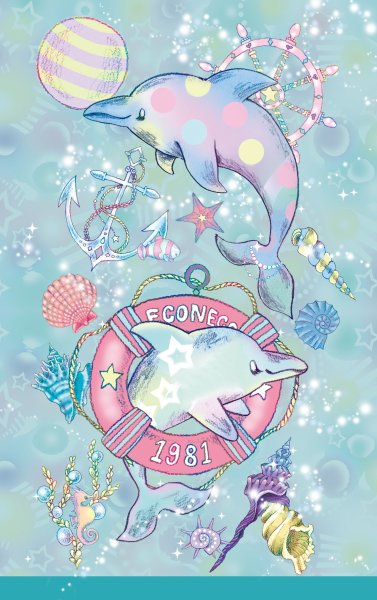 Обои с милыми дельфинами