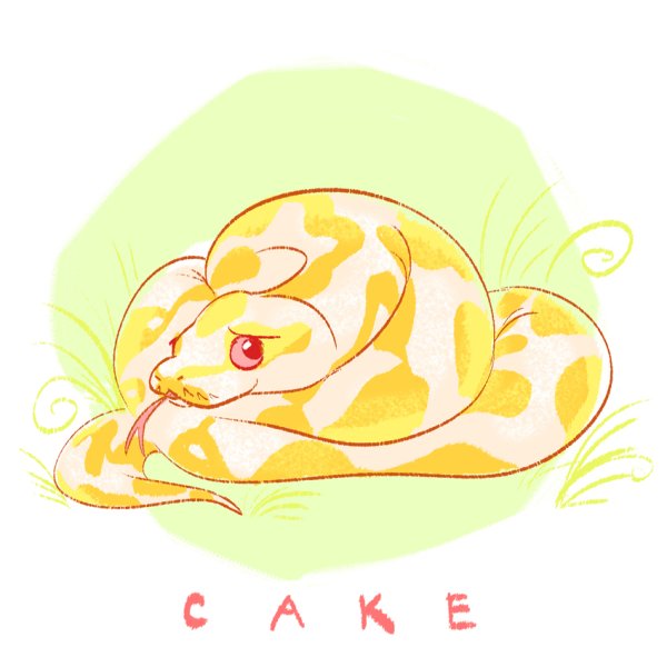 Милые иллюстрации змейки