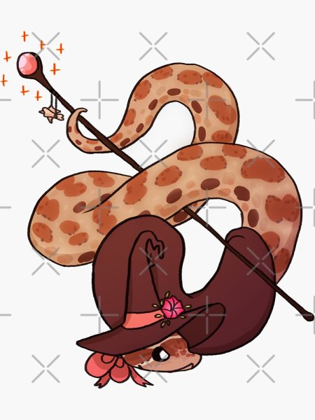 Милая змея арт